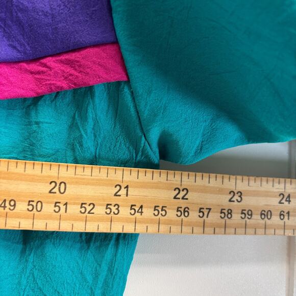 Vintage Teddi‎ Sport Womens 80s Grannycore Windbreaker Track Suit Size M Nylon - Picture 7 of 8